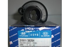 Фильтр топливный для HYUNDAI ix55 3.8 V6 2011-, код двигателя G6DA, V см3 3778, КВт194, Л.с.264, бензин, Hyundai-KIA 3191138204